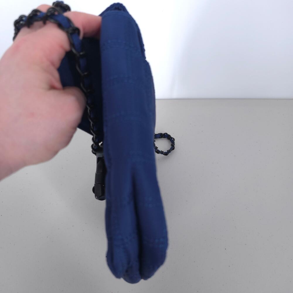 IHKWIP The Quilted Convertible Chain Shoulder Bag in French Navy - Picture 6 of 13